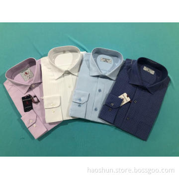 Wholesale Windsor Collar Leisure Style Men's Plaid Shirts